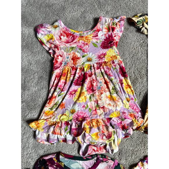 Posh Peanut 18-24 Month Bundle (6) Twirl Dresses One Piece Bodysuit - Picture 4 of 9